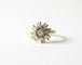Bague 59 Bague or jaune 18k et diamants 58 Facettes