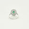 Bague 53 Bague style Art Déco émeraudes diamants 58 Facettes