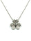 Collier VAN CLEEF & ARPELS. Collection "Mini Frivole", collier or blanc 18K et diamants (full set) 58 Facettes
