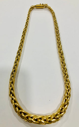 Collier Intemporel collier maille palmier or jaune 58 Facettes
