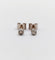 Boucles d'oreilles Puces d'oreilles diamants taille ancienne en or blanc 18k et platine 58 Facettes A04402