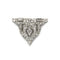 Clip Clip or blanc platine diamants 58 Facettes 240297R