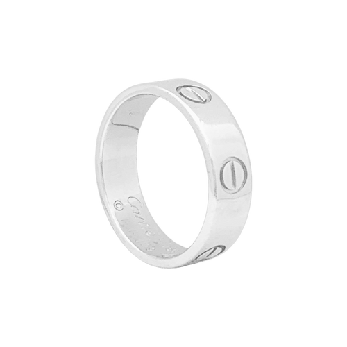 Bague 56 Bague Cartier "Love" or blanc. 58 Facettes 34666