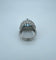 Bague 52 Bague cocktail or blanc et aigue-marines 58 Facettes