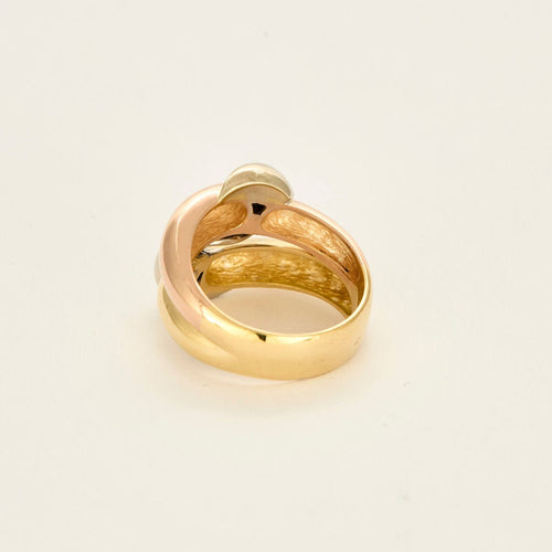 Bague 55,5 Bague trois ors entrelacés. 58 Facettes ARL0761
