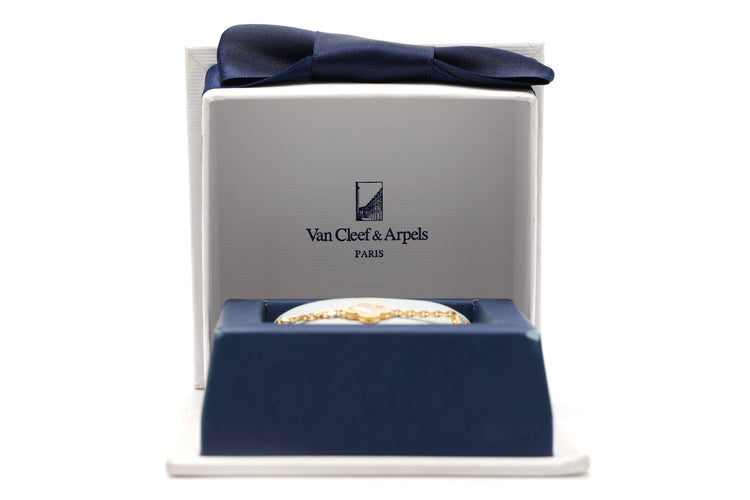 Bracelet Van Cleef & Arpels - Bracelet Alhambra en or jaune 18 carats et nacre 58 Facettes 22730