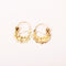 Boucles d'oreilles Boucles d'oreilles créoles savoyardes trois ors 58 Facettes