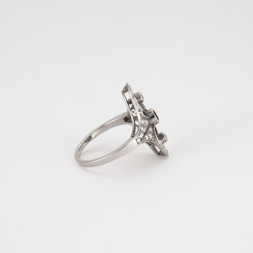 Bague BAGUE STYLE ART DÉCO 58 Facettes DF21