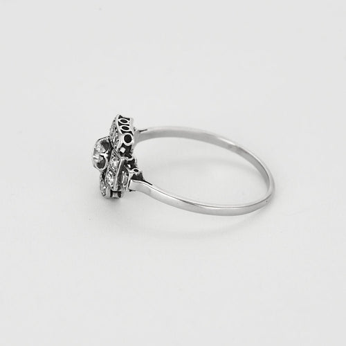 Bague 52 Bague en Or blanc 18k Diamant 58 Facettes THI0349