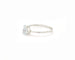 Bague Bague en or blanc avec une aigue-marine de 0,6 ct et des diamants de 0,02 ct 58 Facettes 13590