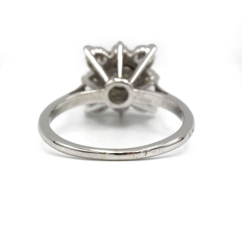 Bague 53 Bague - Or blanc & Diamants 58 Facettes 250106R