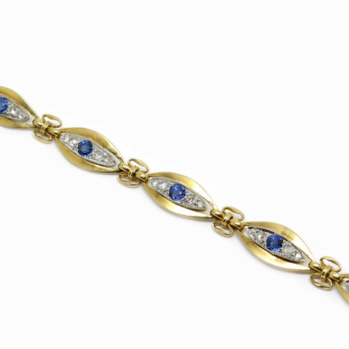 Bracelet Bracelet en saphir et diamants 58 Facettes