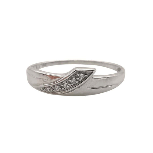 Bague 57 Bague en or blanc & diamants 58 Facettes