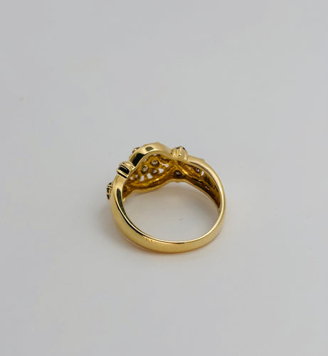 Bague Bague en or jaune et diamant 58 Facettes 50145