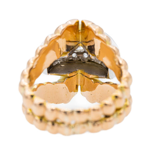 Bague Or rose, Platine, Or jaune Diamant