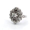 Bague 53 Bague en or blanc 18k et diamants 58 Facettes