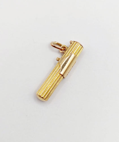 Pendentif Pendentif mezouzah vintage or jaune 58 Facettes A05545
