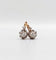 Boucles d'oreilles Dormeuses antique or rose 18k diamants tailles ancienne 0.30 carat (circa 1890) 58 Facettes A06163