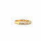 Bague 54 Demi-Alliance or jaune diamants 58 Facettes