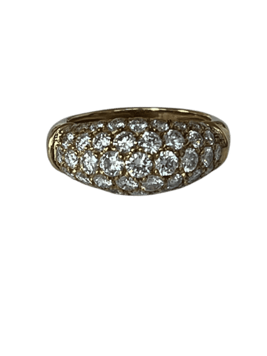 Bague 51.5 Bague Jonc Or Jaune Diamants 58 Facettes LOT 6290