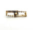 Broche Broche or et platine , diamants et perles 58 Facettes