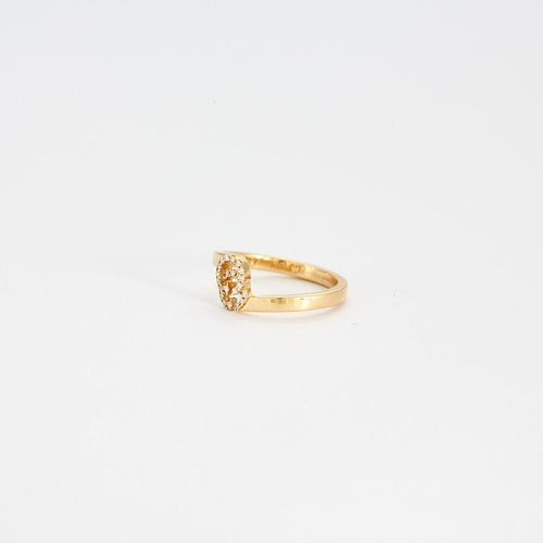 Bague 46 GUCCI - Bague GG Running or jaune et diamants 58 Facettes GAW9