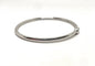 Bracelet Bracelet jonc ouvert or blanc et diamants 58 Facettes