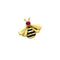 Pins Cartier, « Abeille », or jaune, émail et rubis. 58 Facettes 35357