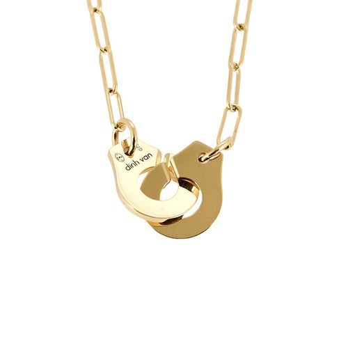 Collier Dinh Van Collier Menottes R10 en or jaune 58 Facettes RSY0518