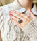 Bague 53 Bague or blanc 18k et Diamants anciens 58 Facettes