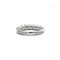 Bague 49 POIRAY - Bague ciselée or blanc 58 Facettes 240274R