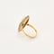 Bague 53 Bague Marquise or jaune et gris, opale et diamants 58 Facettes 250021