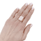 Bague 61 Bague chevalière or jaune, diamants. 58 Facettes 34448
