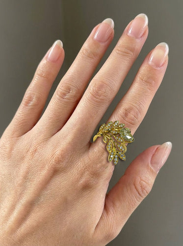 Bague 55 Bague Diamants blanc et Poire Diamant Fancy 58 Facettes