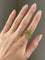 Bague 55 Bague Diamants blanc et Poire Diamant Fancy 58 Facettes