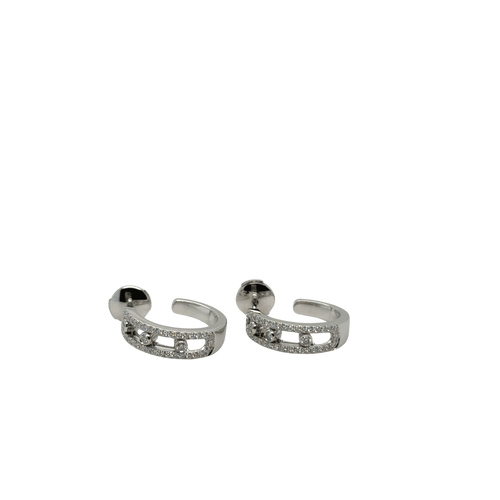 Boucles d'oreilles Messika - Créoles Move Pavées 58 Facettes 1.0000887/4
