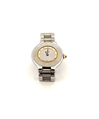 Montre Montre Cartier Must 21 en acier 58 Facettes