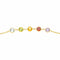 Collier Collier Or jaune Grenat, Topaze, Péridot 58 Facettes 3885006CN