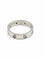 Bague 53 CARTIER - Alliance Love 4mm or blanc et diamants 58 Facettes