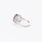 Bague 52 Bague cocktail améthyste en or blanc 58 Facettes