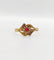 Bague 60 Bague fleur Art nouveau en or 18k, pierre rouge et perles (circa 1900) 58 Facettes A06426