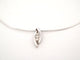 collier avec pendentif 3 diamants 0.27ct en or blanc 18k 8.5gr 58 Facettes 265667