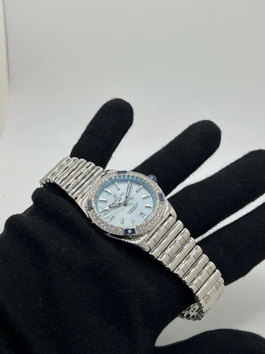 Montre Breitling - Chronomat Super Chronomat Automatique Acier Ensemble Complet 58 Facettes