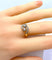Bague 51 Bague toi et moi or et diamants, vers 1900 58 Facettes AB384