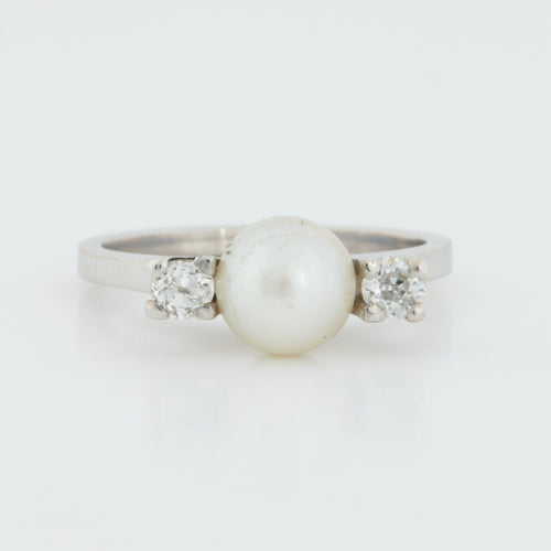 Bague 52 BAGUE EN OR BLANC 18 CARATS 58 Facettes REF 1051/17