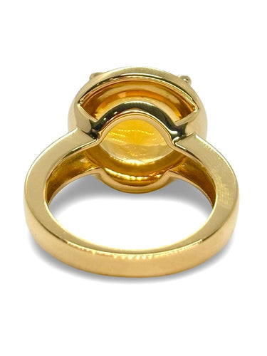 Bague Bague Poiray modèle Filles or jaune et citrine 58 Facettes 1281
