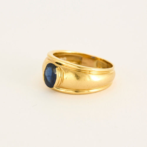 Bague Bague Or Jaune Saphir 58 Facettes LP1077/14