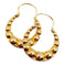 Boucles d'oreilles Créoles vintage or rose 58 Facettes A05842