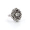 Bague 53 Bague en or blanc 18k et diamants 58 Facettes