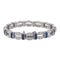 Bracelet Bracelet Or blanc, Platine Diamant, Saphir 58 Facettes 3880394RV